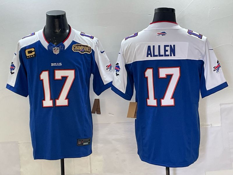 Men 2025 Nike Buffalo Bills #17 Allen Blue Limited NFL Jersey style 04->buffalo bills->NFL Jersey